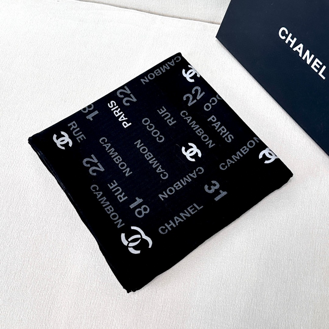 ✨【双面同色】CHANEL【字母LOGO140】羊绒方巾‼️抢‼️VIP推荐 ‼️👍下手一定要快【高端 