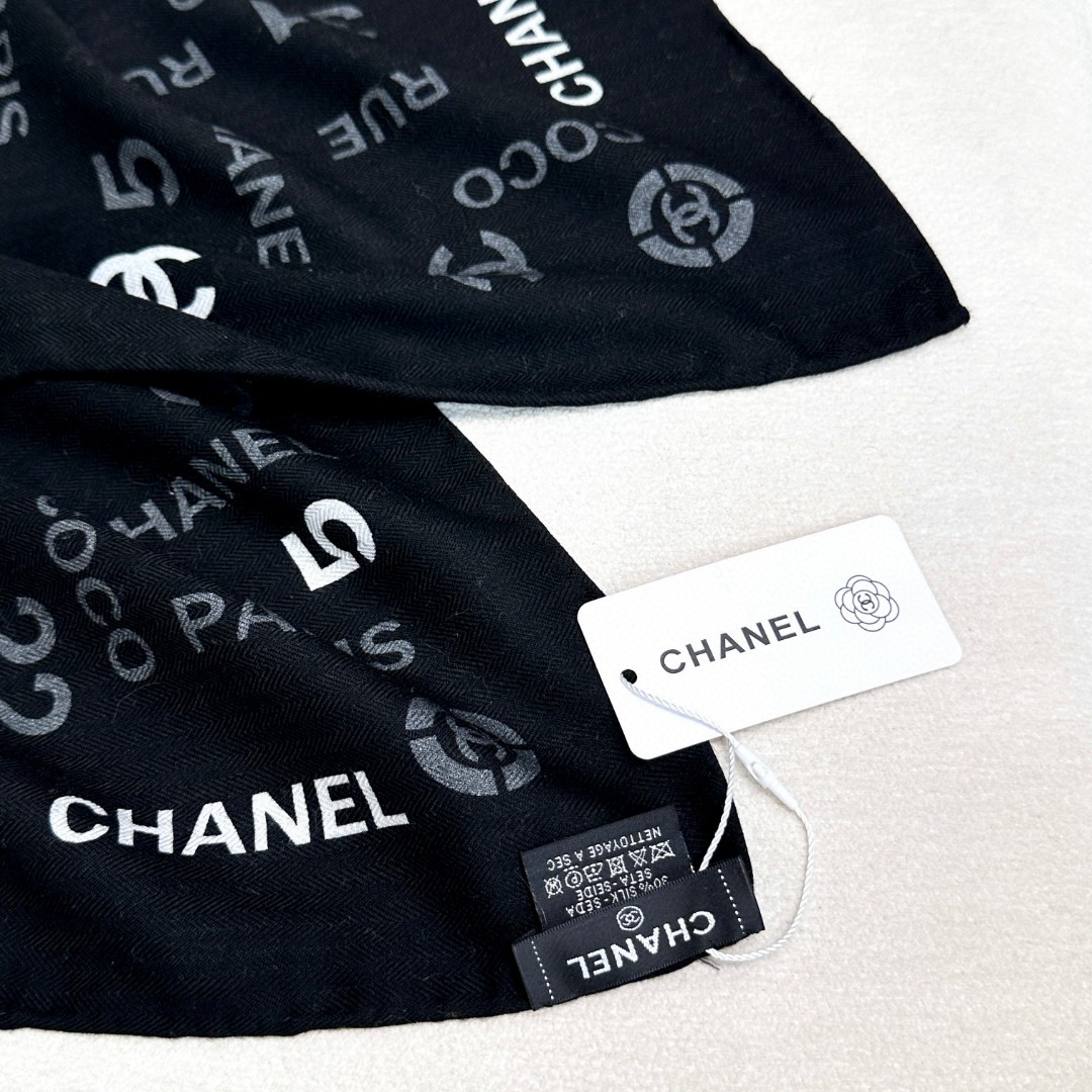 ✨【双面同色】CHANEL【字母LOGO140】羊绒方巾‼️抢‼️VIP推荐 ‼️👍下手一定要快【高端 