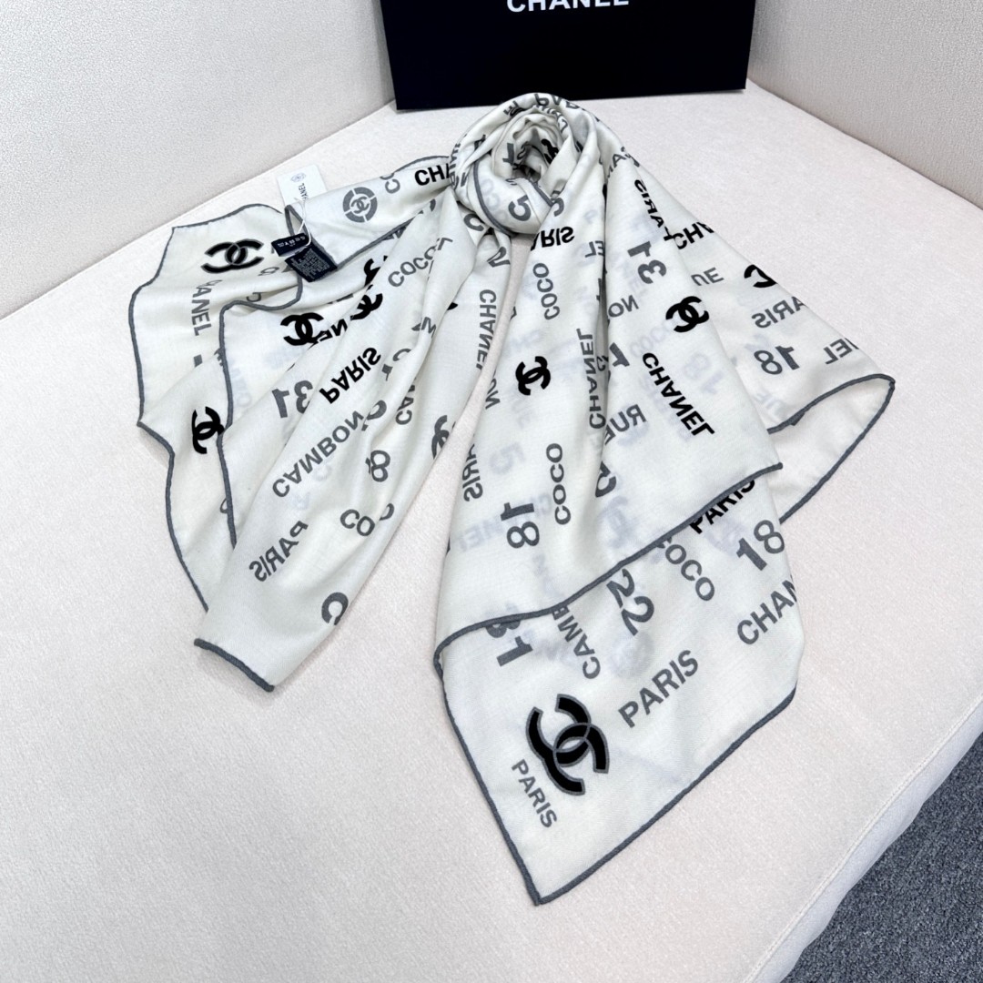 ✨【双面同色】CHANEL【字母LOGO140】羊绒方巾‼️抢‼️VIP推荐 ‼️👍下手一定要快【高端 