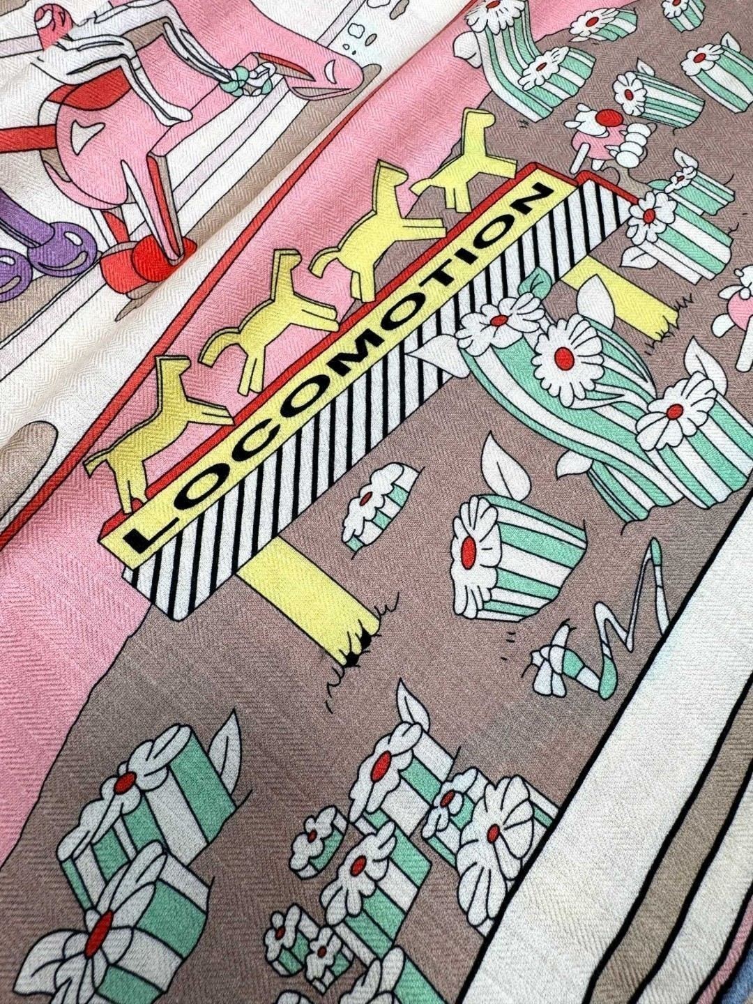 🌾专柜同步 Hermes推荐[玫瑰]顶级工艺超值‼️爱马仕专柜爆款羊绒方巾💟立体呈现图案纹路实物档次极高