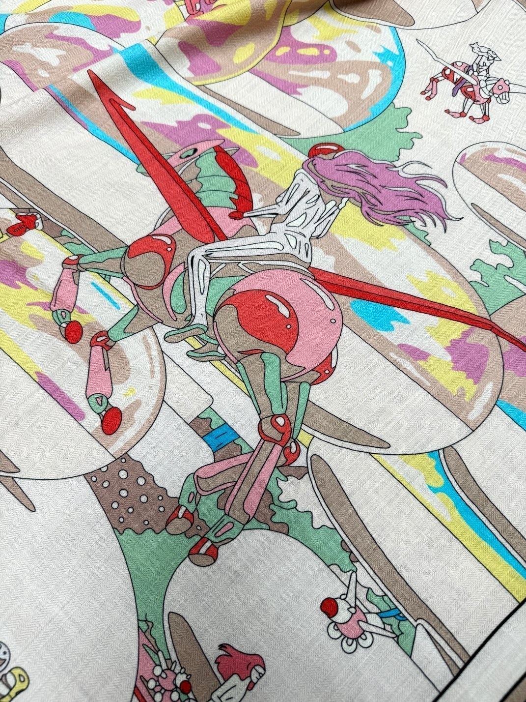 🌾专柜同步 Hermes推荐[玫瑰]顶级工艺超值‼️爱马仕专柜爆款羊绒方巾💟立体呈现图案纹路实物档次极高