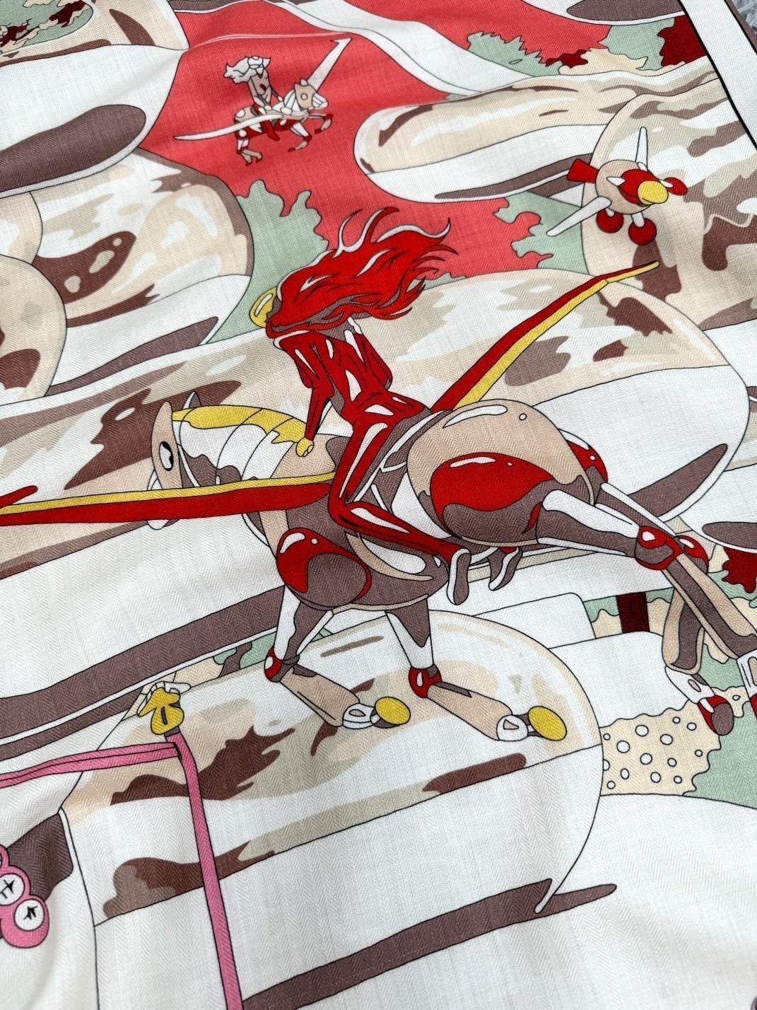 🌾专柜同步 Hermes推荐[玫瑰]顶级工艺超值‼️爱马仕专柜爆款羊绒方巾💟立体呈现图案纹路实物档次极高