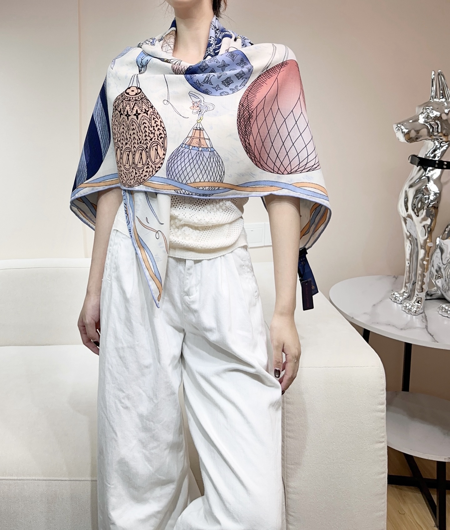 上新💓2025春款上新LV驴家专柜最新款巜土耳其热气球》😘💍实物真心美 🎀披肩配以印花💓💃🏻无论设计喷绘