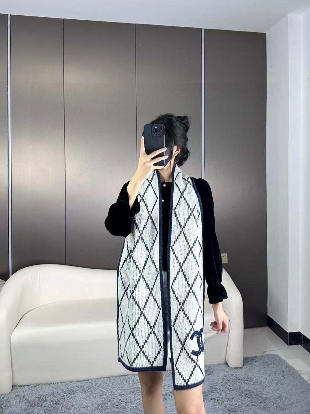 上新！2025年爆款到货！香奈儿Chanel秋冬超软糯围巾|||🧣这条香奈儿秋冬围巾 一定要提前入！不然