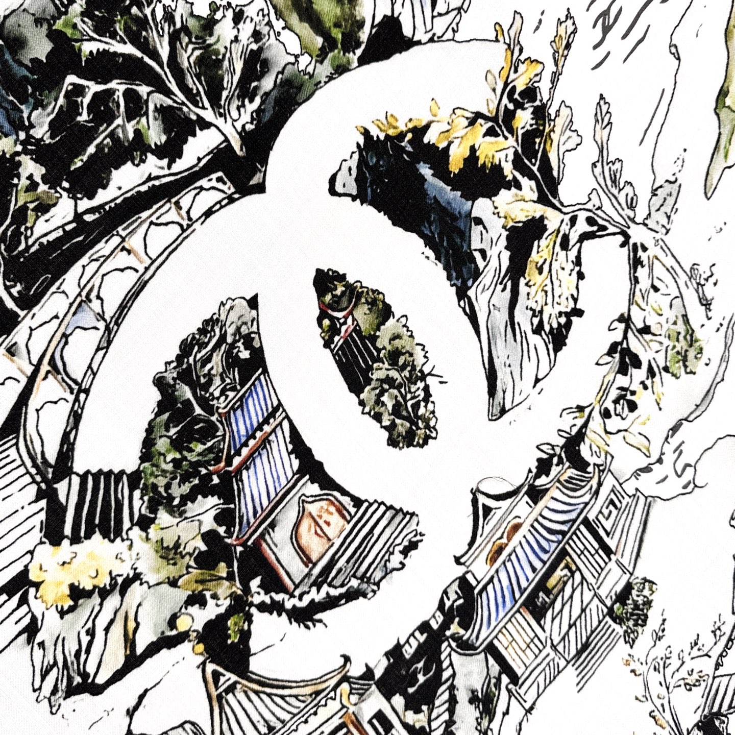 香奈儿上新❤️【Chanel】 经典茶花优雅Coco风，Chanel最新丝绒大方巾~气质到骨子里，香奶奶