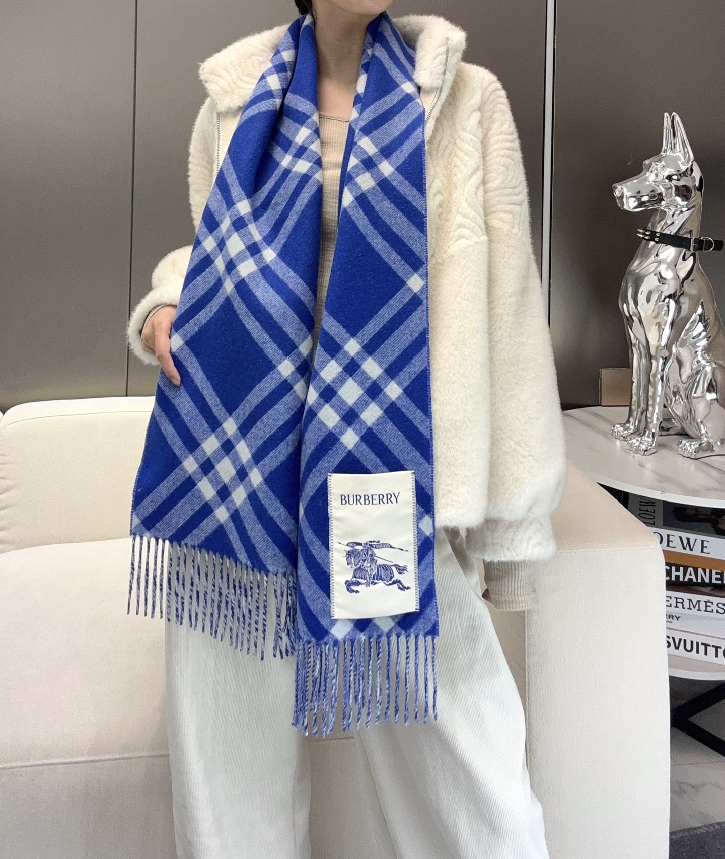 2026怒推走量新款🎊巴宝莉官网最新款💥 100%顶级双面山羊绒材质。非常保暖👑 柔软亲肤，不扎脖😍经典