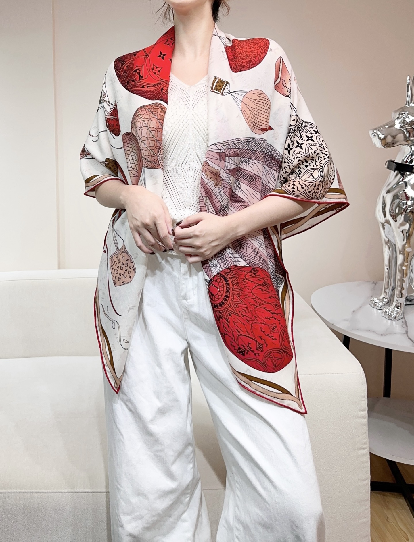 上新💓2025春款上新LV驴家专柜最新款巜土耳其热气球》😘💍实物真心美 🎀披肩配以印花💓💃🏻无论设计喷绘