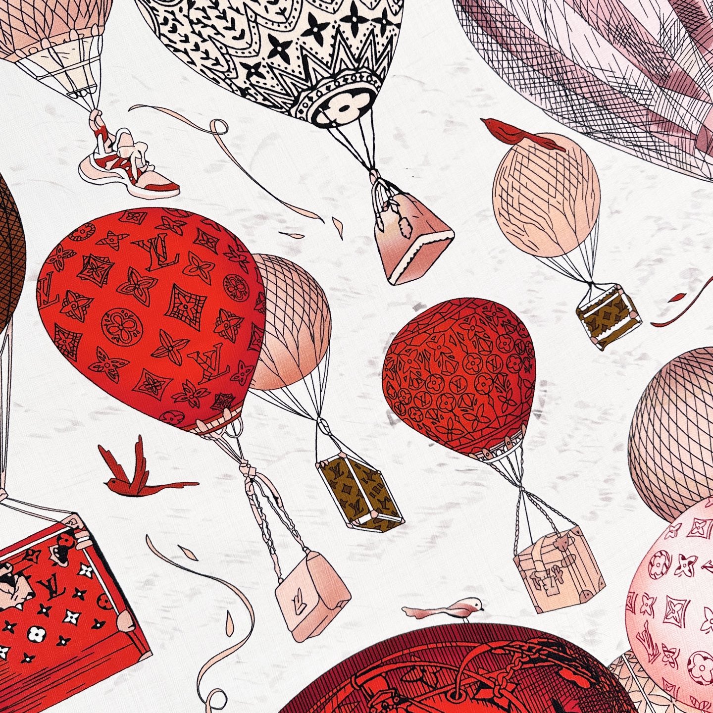 上新💓2025春款上新LV驴家专柜最新款巜土耳其热气球》😘💍实物真心美 🎀披肩配以印花💓💃🏻无论设计喷绘