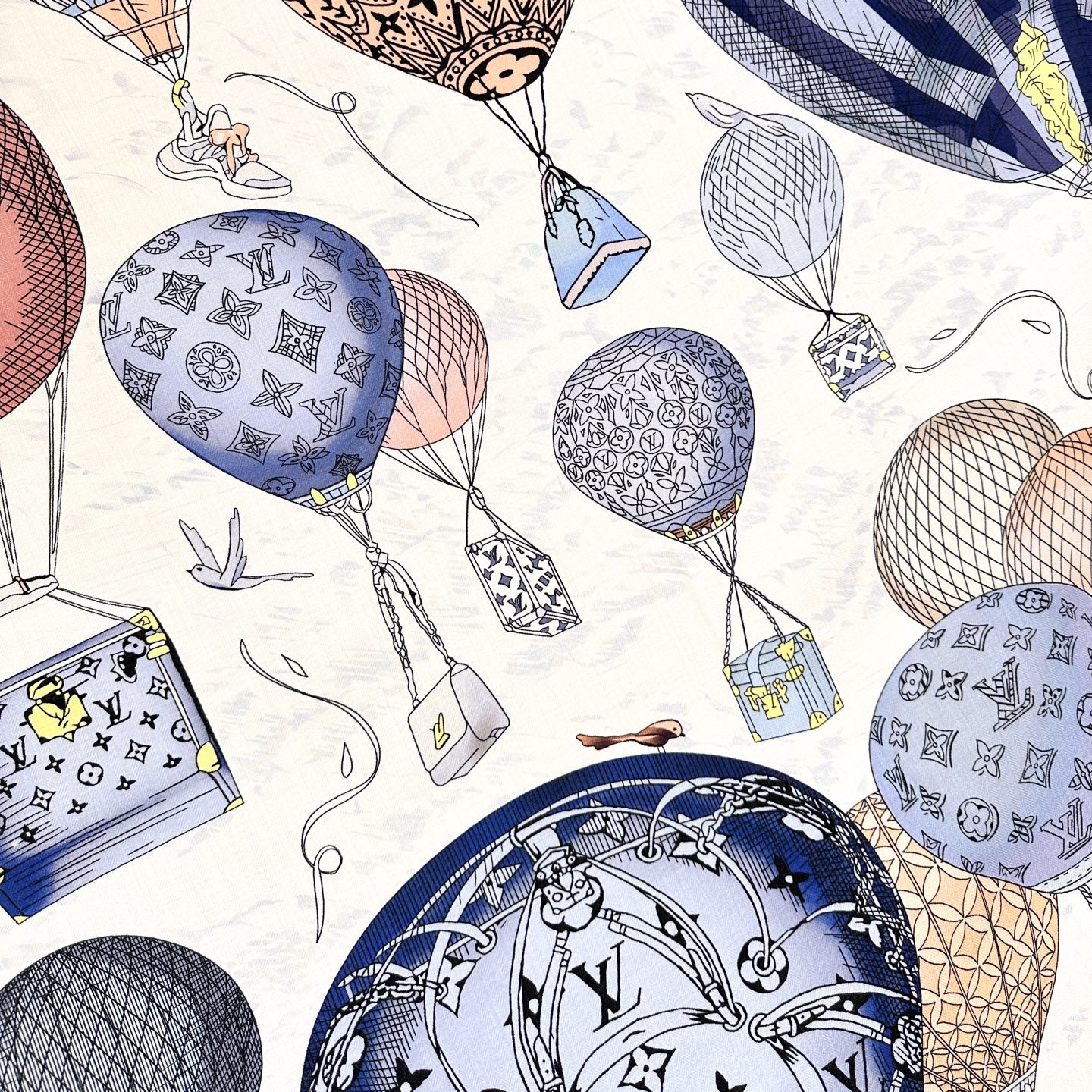 上新💓2025春款上新LV驴家专柜最新款巜土耳其热气球》😘💍实物真心美 🎀披肩配以印花💓💃🏻无论设计喷绘