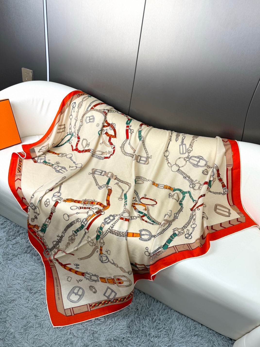 2025年专柜同步 最新款Hermes【双面同色】【跃动的马儿 140】‼️顶级丝羊绒工艺超值‼️爱马仕