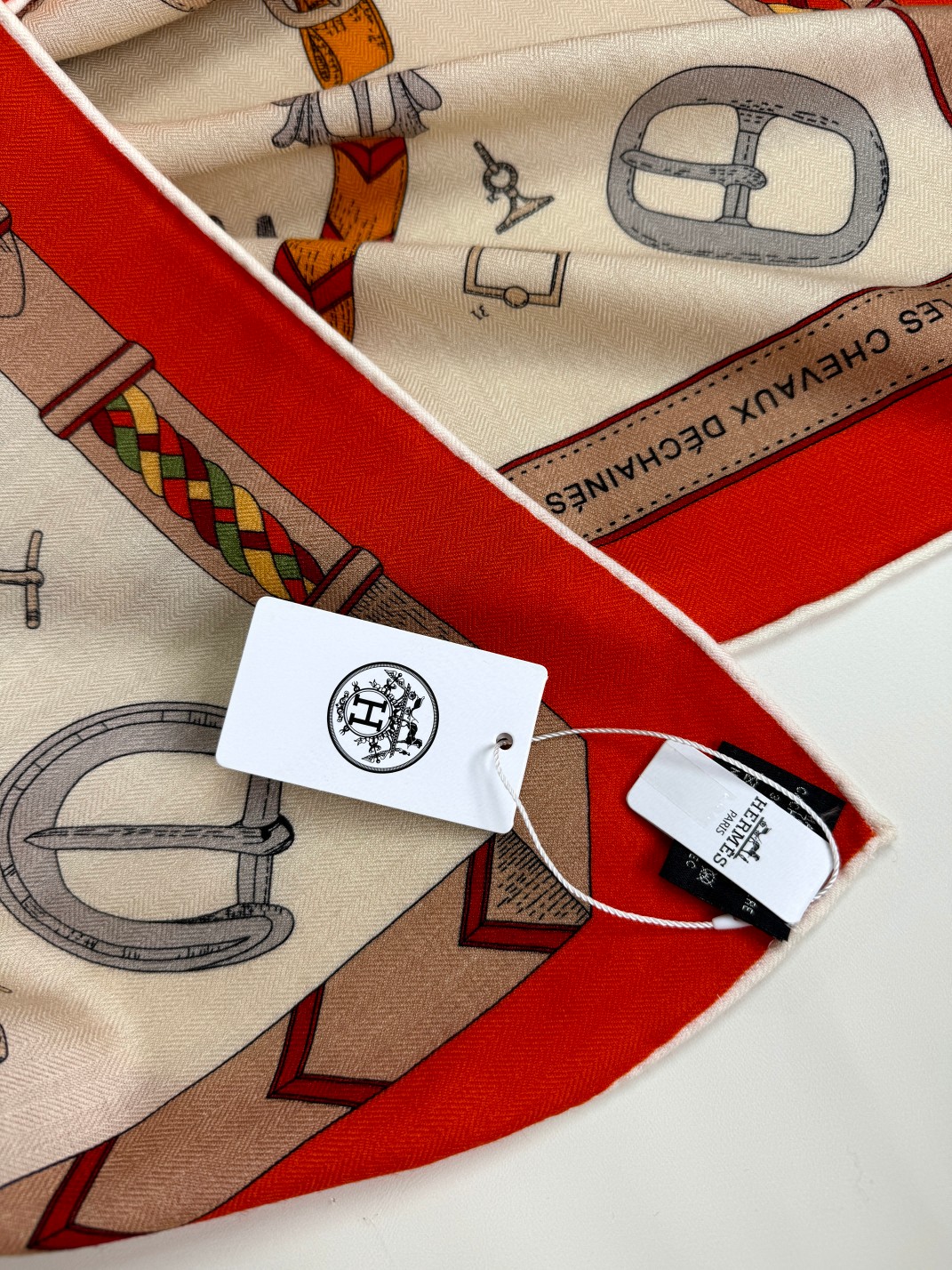 2025年专柜同步 最新款Hermes【双面同色】【跃动的马儿 140】‼️顶级丝羊绒工艺超值‼️爱马仕