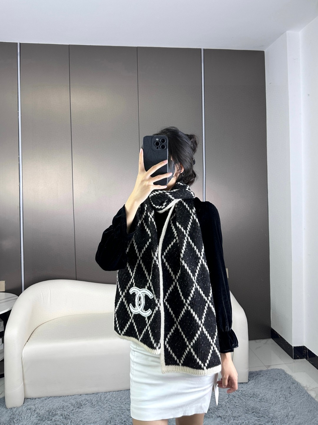 上新！🌾爆款到货！香奈儿Chanel秋冬超软糯围巾|||🧣这条香奈儿秋冬围巾 一定要提前入！不然等到秋冬