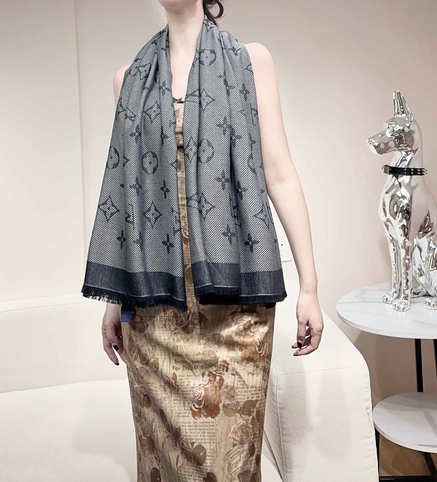 𝐋𝐨𝐮𝐢𝐬 𝐕𝐮𝐢𝐭𝐭𝐨𝐧 25高订版 编号:M73677Neo Natté Monogram 披肩为芦