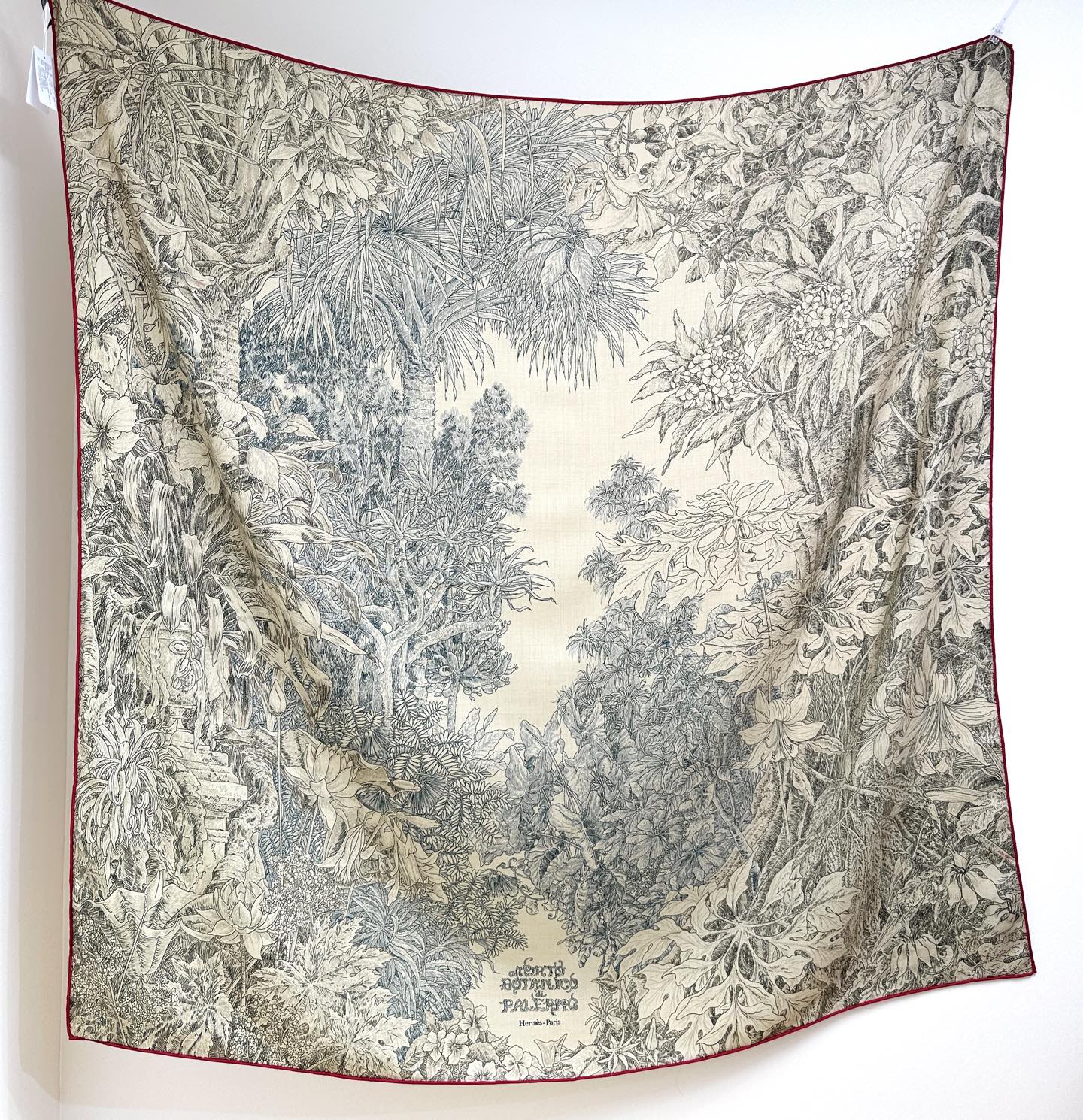 【双面同色 丝毛款】羊绒新款 买了都说好看‼️推荐💕【巴勒莫植物园 140】羊绒方巾‼️H家ZG爆款🎁💟