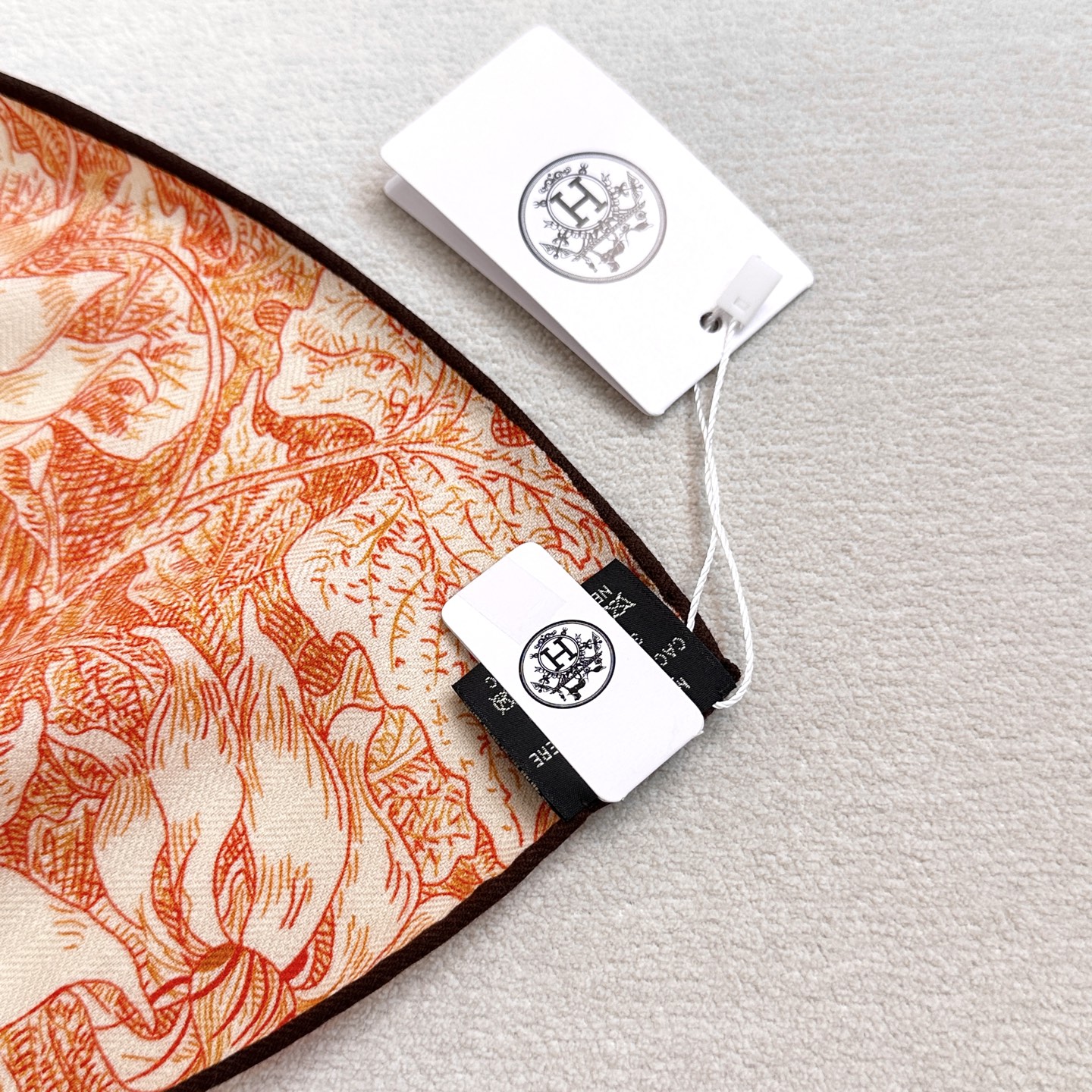 【双面同色 丝毛款】羊绒新款 买了都说好看‼️推荐💕【巴勒莫植物园 140】羊绒方巾‼️H家ZG爆款🎁💟