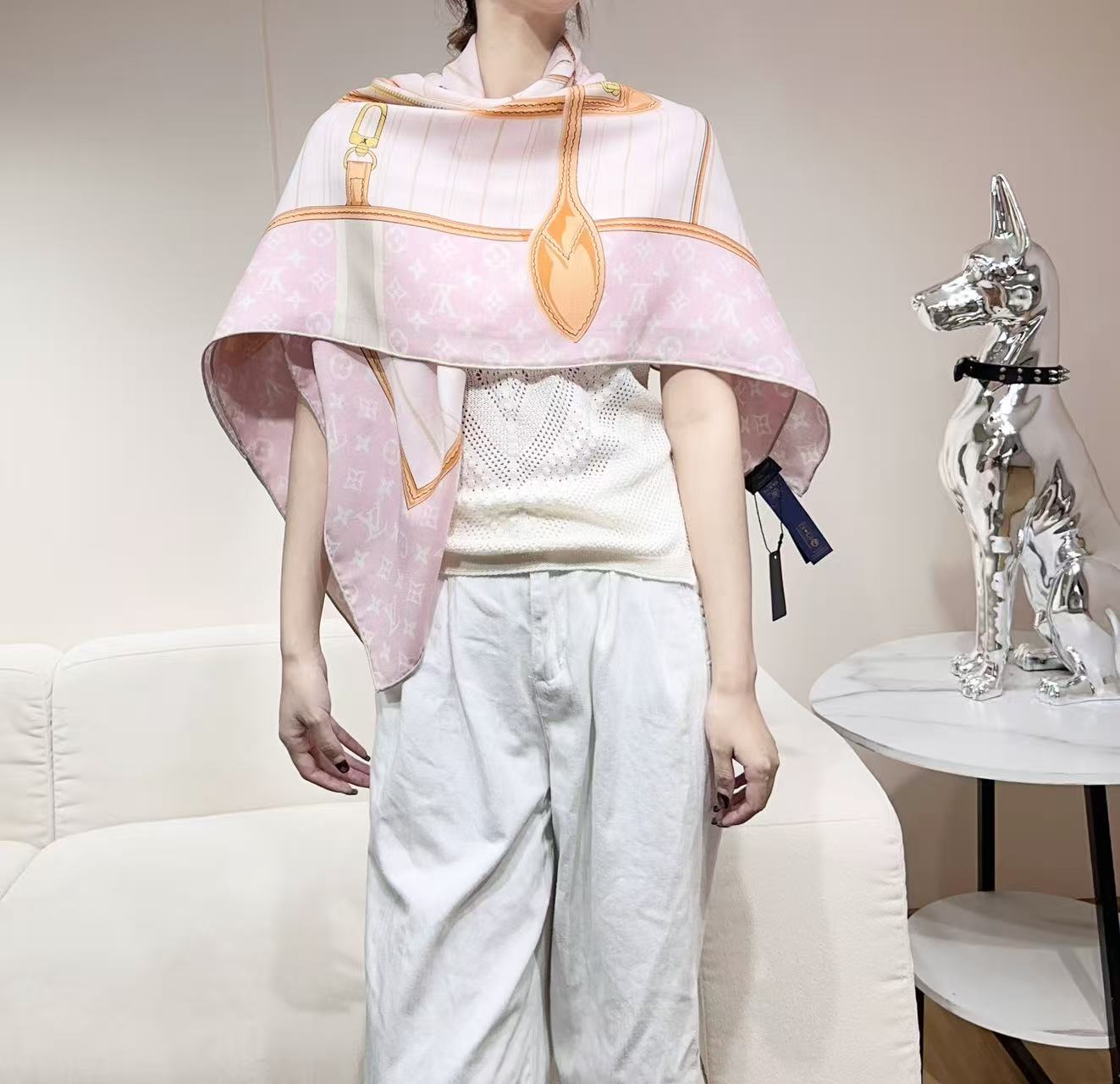 Louis Vuitton 90 手感柔软绝对独一无二❗金字塔尖的数码印花，My Neverfull 丝