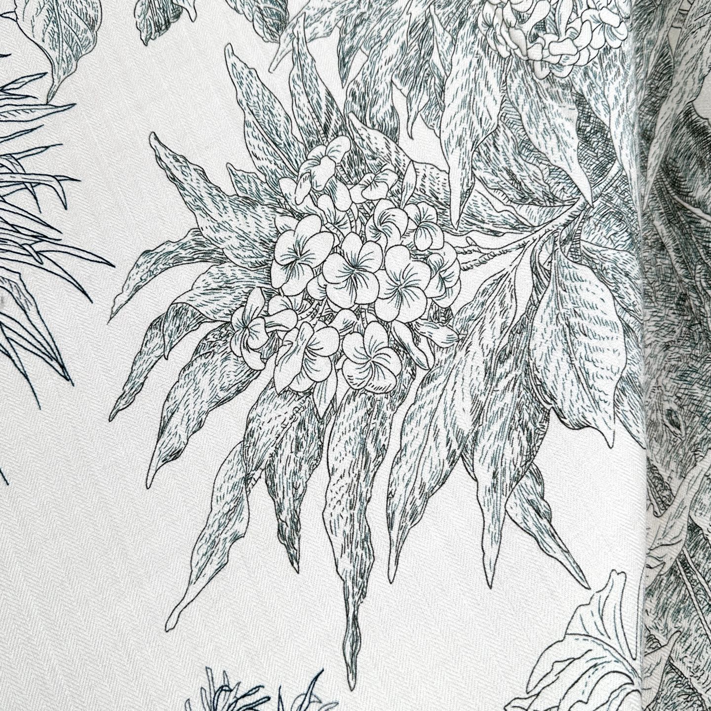 【双面同色 丝毛款】羊绒新款 买了都说好看‼️推荐💕【巴勒莫植物园 140】羊绒方巾‼️H家ZG爆款🎁💟