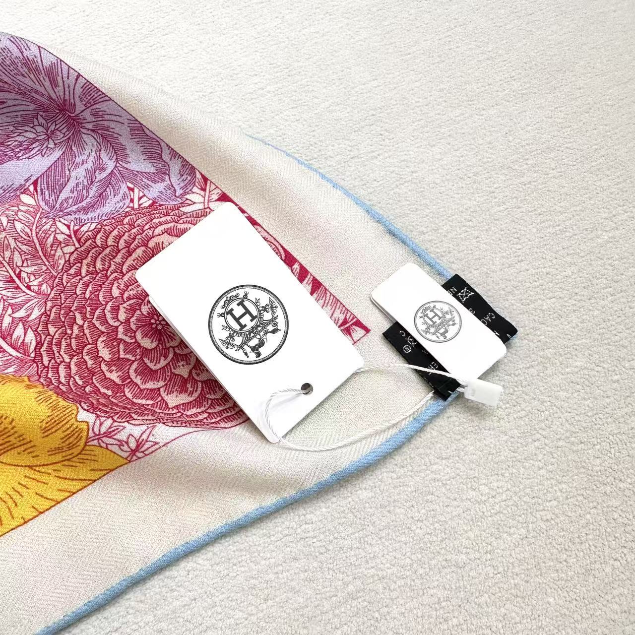 2025年专柜同步 最新款Hermes【双面同色】【爱马仕旗舰 140】‼️顶级丝羊绒工艺超值‼️爱马仕