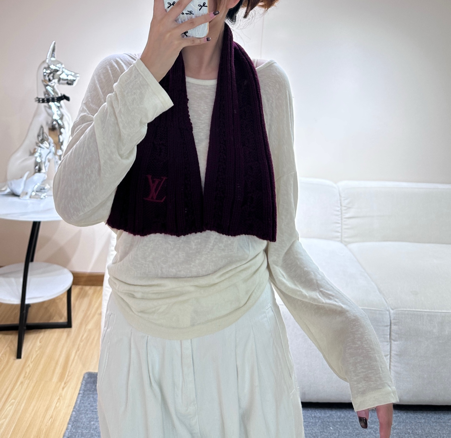 ❤️上新！LV永不冻结围脖 135*20cm 100%羊毛 Never Freeze 围巾选用柔暖羊毛 