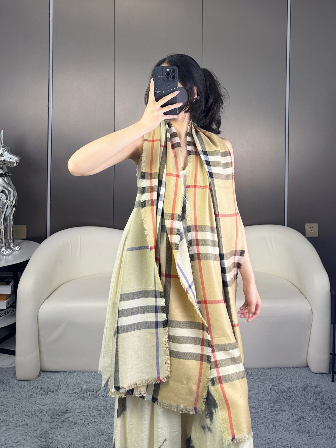 ✨BURBERRY家经典格！🌾最值得入超值版，老友闭眼入！一条围巾两条的快乐！！！经典格，经典配色，这个