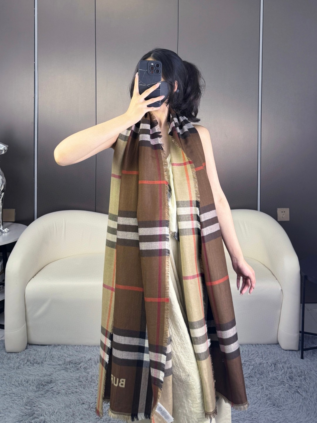 ✨BURBERRY家经典格！🌾最值得入超值版，老友闭眼入！一条围巾两条的快乐！！！经典格，经典配色，这个