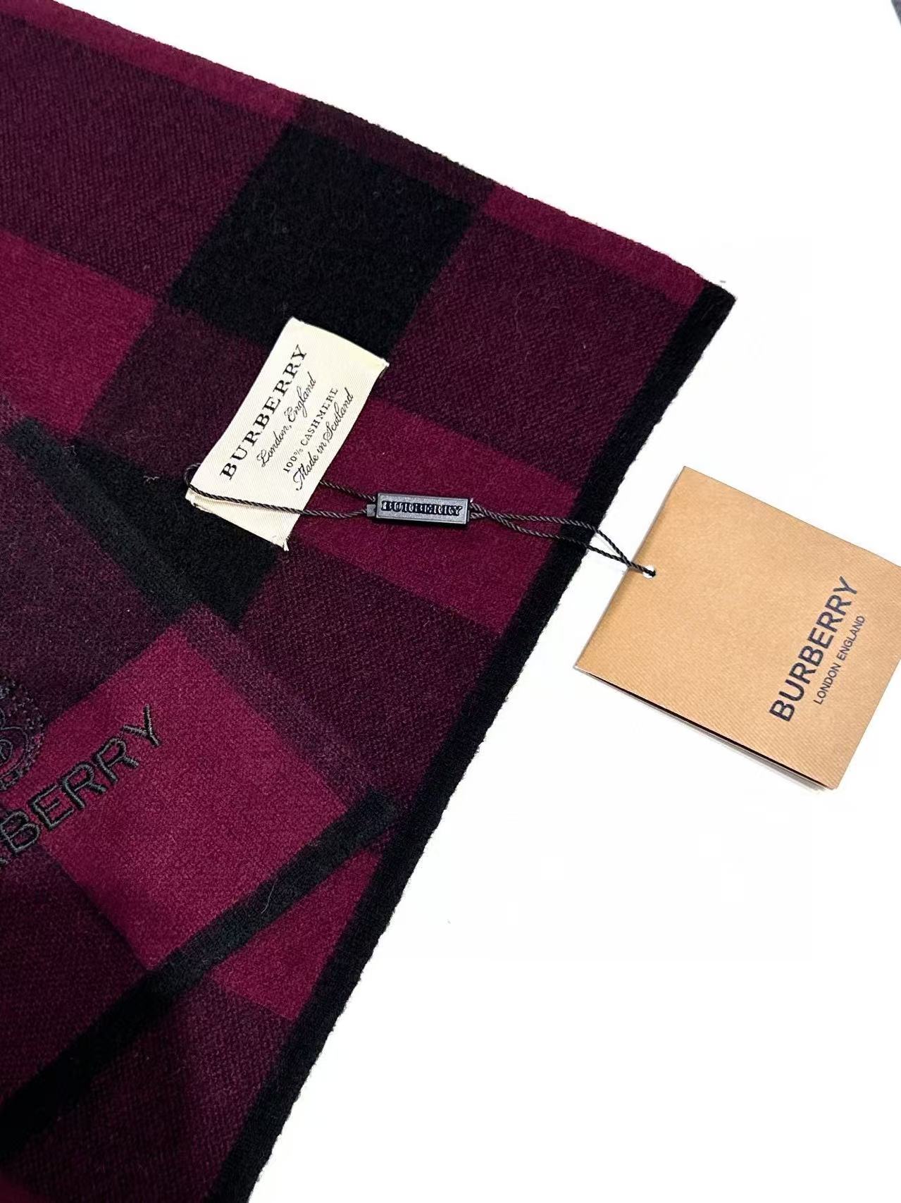 Burberry爆款上新 升级版本！非常柔软亲肤！高端男女士围巾👍【经典格纹地球标志】独家牛货🐂 具有超