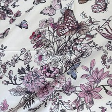 品名: 墨西哥花朵 面料:真丝 尺寸:90*90 颜色: 蓝色 粉色 绿色 这款白色方巾饰以彼得罗·鲁福 (Piet 品名: 墨西哥花朵 面料:真丝 尺寸:90*90 颜色: 蓝色 粉色 绿色 这款白色方巾饰以彼得罗·鲁福 (Piet