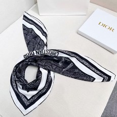 DIOR 印花方巾 90 厘米白色和黑色桑蚕丝斜纹面料 Plan de Paris 图案印花 这款方巾饰以经典的 Pla DIOR 印花方巾 90 厘米白色和黑色桑蚕丝斜纹面料 Plan de Paris 图案印花 这款方巾饰以经典的 Pla