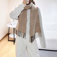 上新❤️高版合股纱 · 法国的外贸订单 ❗️Bur经典款TB典藏款系列❗️提花精纺羊绒围巾,产自苏格兰工坊,装饰格纹拼品 上新❤️高版合股纱 · 法国的外贸订单 ❗️Bur经典款TB典藏款系列❗️提花精纺羊绒围巾,产自苏格兰工坊,装饰格纹拼品