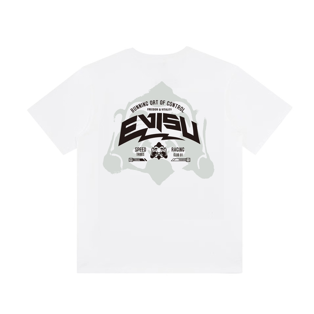 Evisu Short-Sleeved T-Shirts in 128 MDL: 32 Black & White, S-XL Sizes - 图片 3