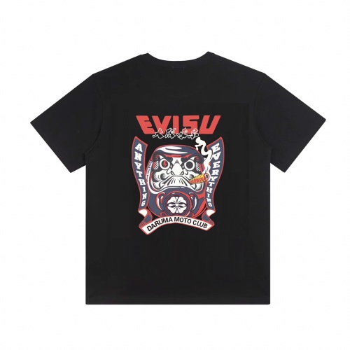 EVISU Daruma Moto Club Graphic Print Cotton T-Shirt, Double Yarn, High Gram Weight 1 EVISU Daruma Moto Club Graphic Print Cotton T-Shirt, Double Yarn, High Gram Weight