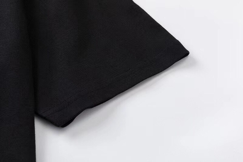 “MDL N004 EVISU Short-Sleeve T-Shirts in Black and White, Sizes S-XL” - 图片 5