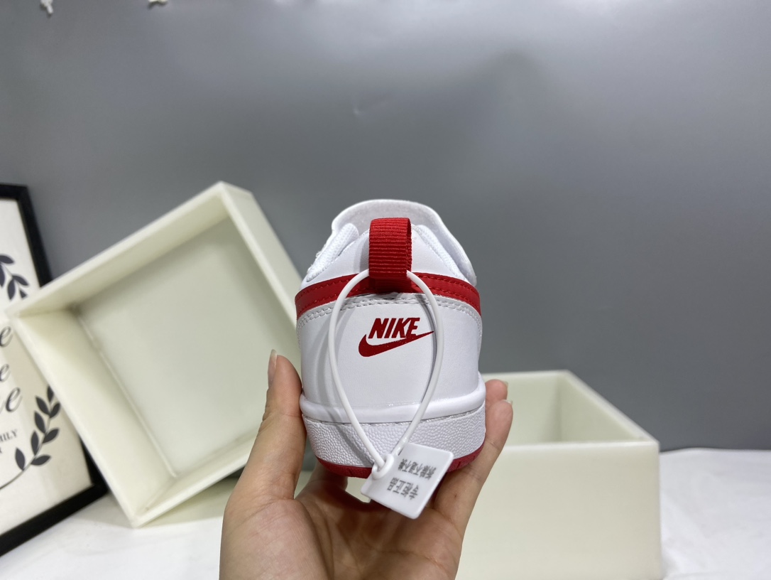 图片[6]-Nk Court BoroughLow 2（PSV) 2024秋季男女童魔术扣小白鞋休闲运动鞋板鞋防滑儿童鞋 24-37-选品中心