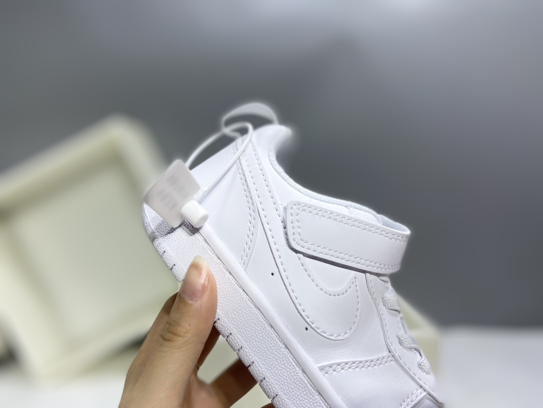 图片[5]-Nk Court BoroughLow 2（PSV) 2024秋季男女童魔术扣小白鞋休闲运动鞋板鞋防滑儿童鞋 24-37-选品中心