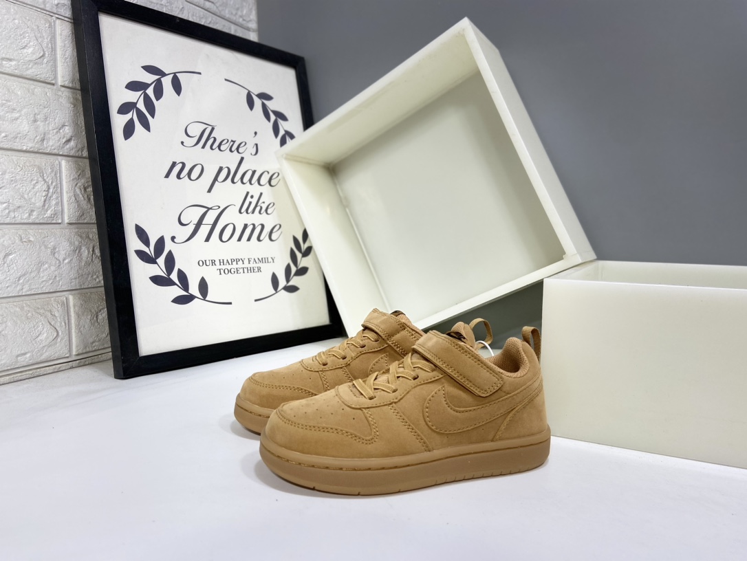 图片[3]-Nk Court BoroughLow 2（PSV) 2024秋季男女童魔术扣小白鞋休闲运动鞋板鞋防滑儿童鞋 24-37-选品中心