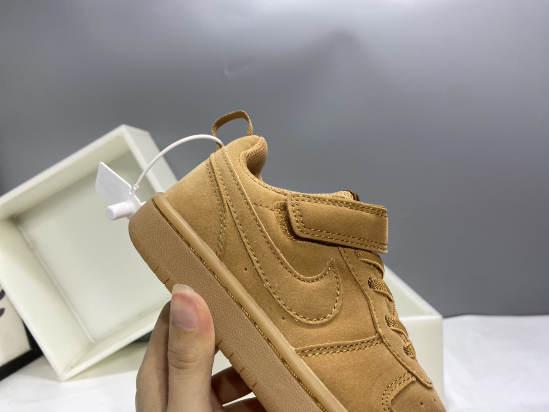 图片[5]-Nk Court BoroughLow 2（PSV) 2024秋季男女童魔术扣小白鞋休闲运动鞋板鞋防滑儿童鞋 24-37-选品中心