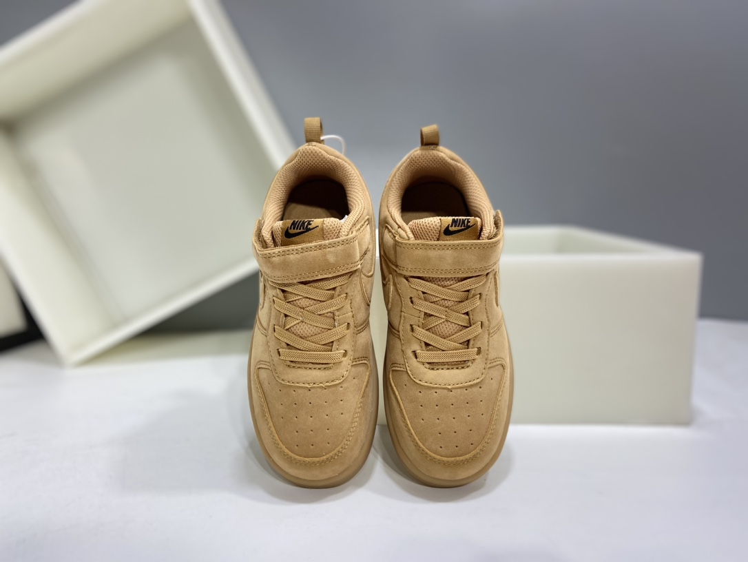 图片[2]-Nk Court BoroughLow 2（PSV) 2024秋季男女童魔术扣小白鞋休闲运动鞋板鞋防滑儿童鞋 24-37-选品中心