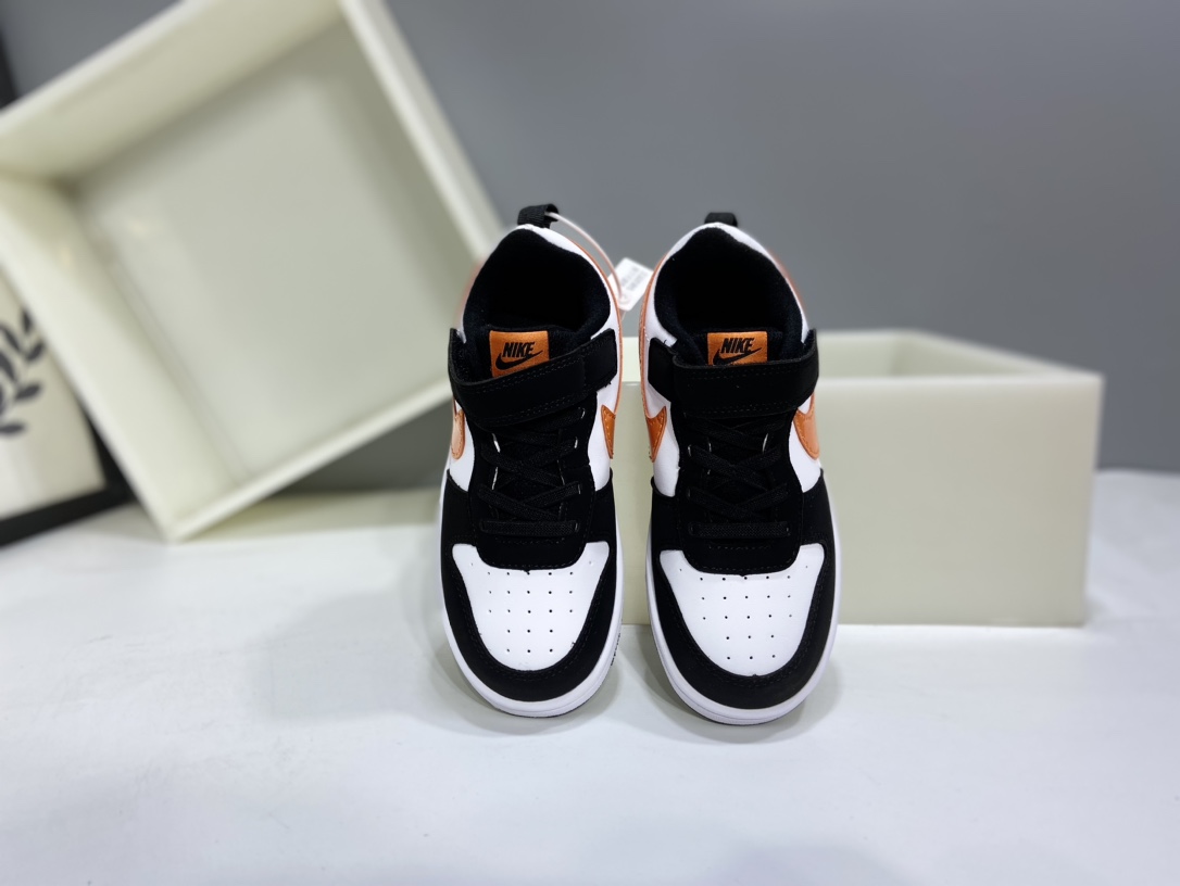 图片[2]-Nk Court BoroughLow 2（PSV) 2024秋季男女童魔术扣小白鞋休闲运动鞋板鞋防滑儿童鞋 24-37-选品中心