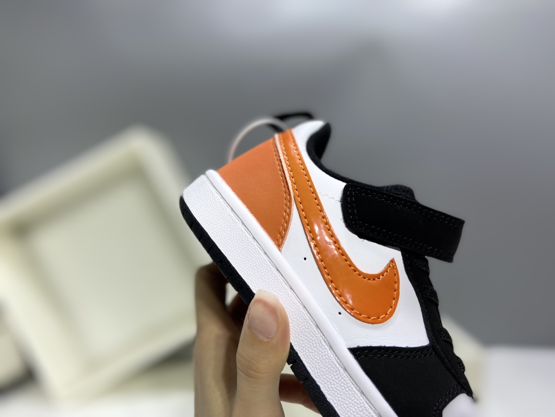 图片[5]-Nk Court BoroughLow 2（PSV) 2024秋季男女童魔术扣小白鞋休闲运动鞋板鞋防滑儿童鞋 24-37-选品中心