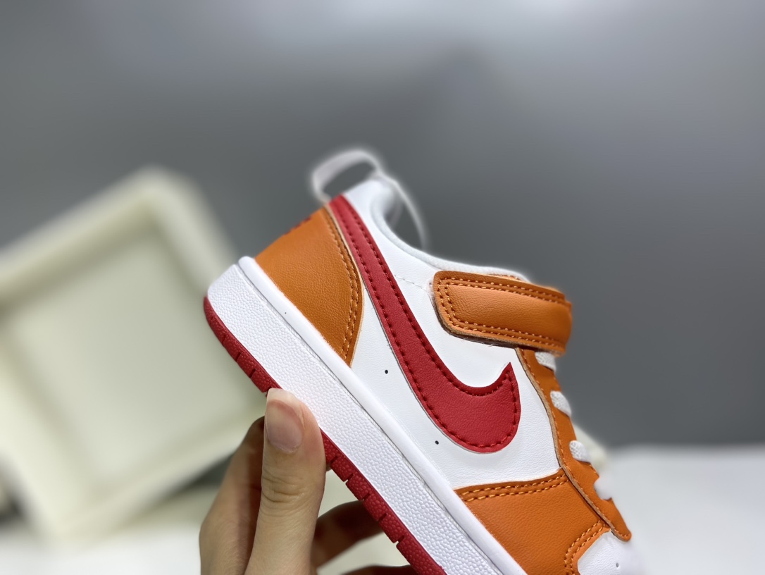 图片[5]-Nk Court BoroughLow 2（PSV) 2024秋季男女童魔术扣小白鞋休闲运动鞋板鞋防滑儿童鞋 24-37-选品中心