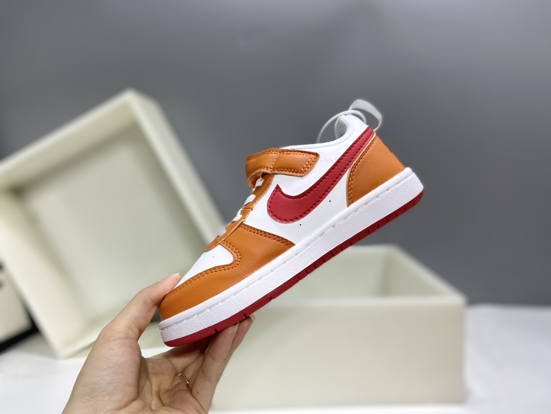 图片[8]-Nk Court BoroughLow 2（PSV) 2024秋季男女童魔术扣小白鞋休闲运动鞋板鞋防滑儿童鞋 24-37-选品中心