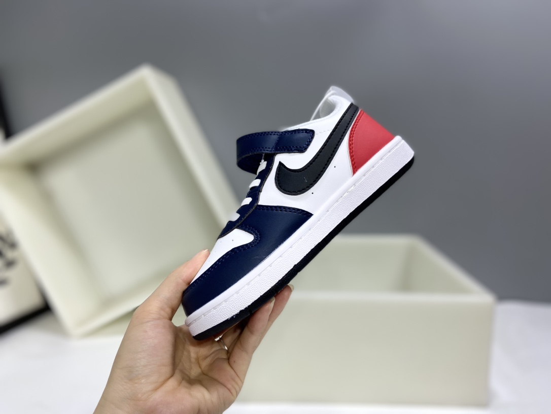 图片[8]-Nk Court BoroughLow 2（PSV) 2024秋季男女童魔术扣小白鞋休闲运动鞋板鞋防滑儿童鞋 24-37-选品中心