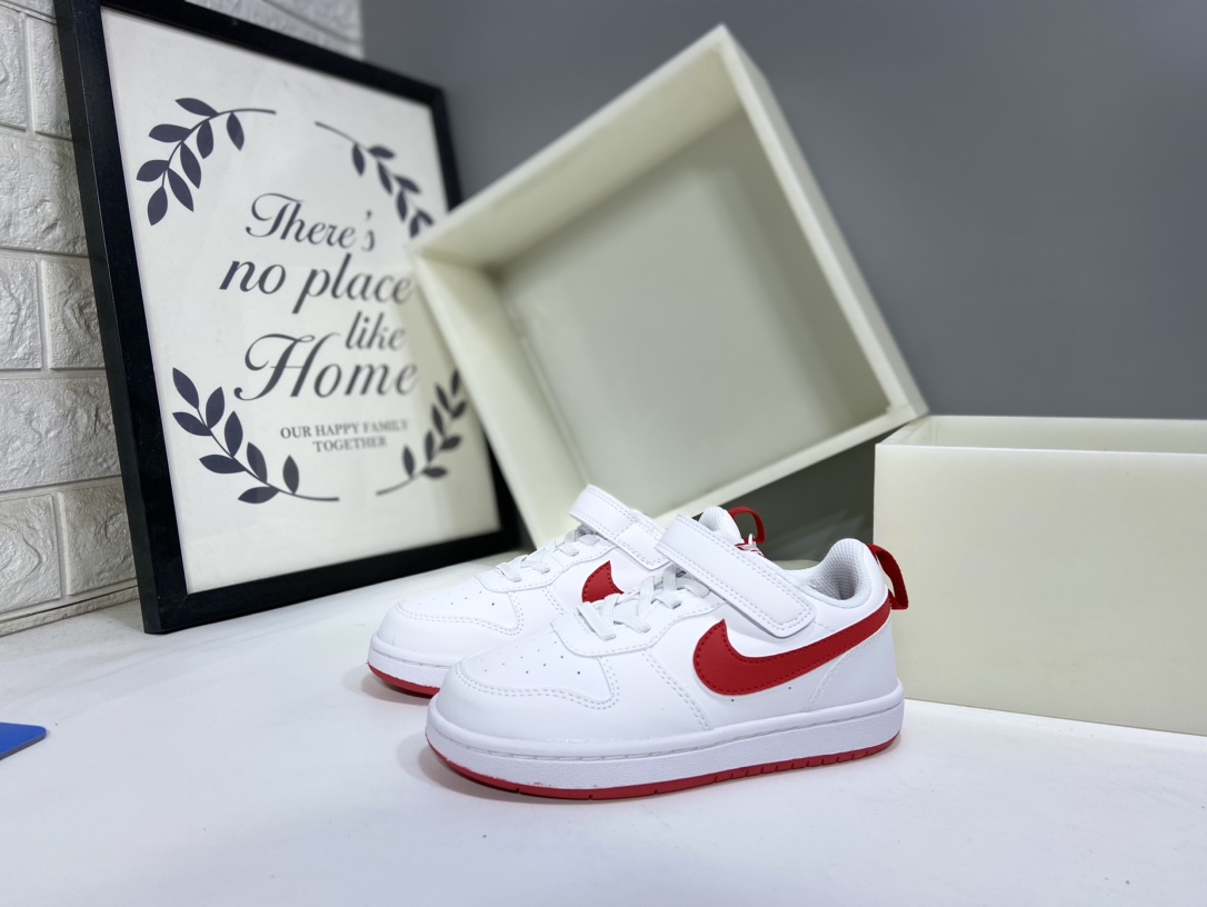 图片[9]-🈴集合图 Nk Court BoroughLow 2（PSV) 2024秋季男女童魔术扣小白鞋休闲运动鞋板鞋防滑儿童鞋 24-37-选品中心