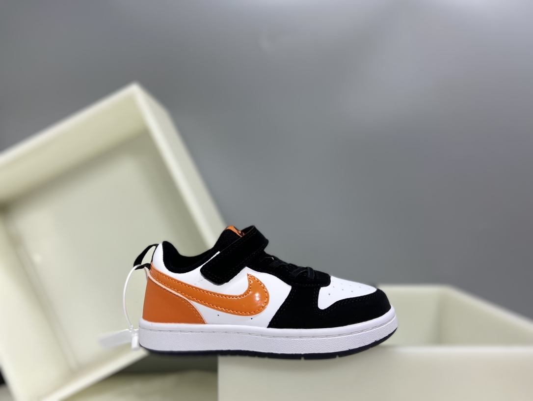 图片[5]-🈴集合图 Nk Court BoroughLow 2（PSV) 2024秋季男女童魔术扣小白鞋休闲运动鞋板鞋防滑儿童鞋 24-37-选品中心