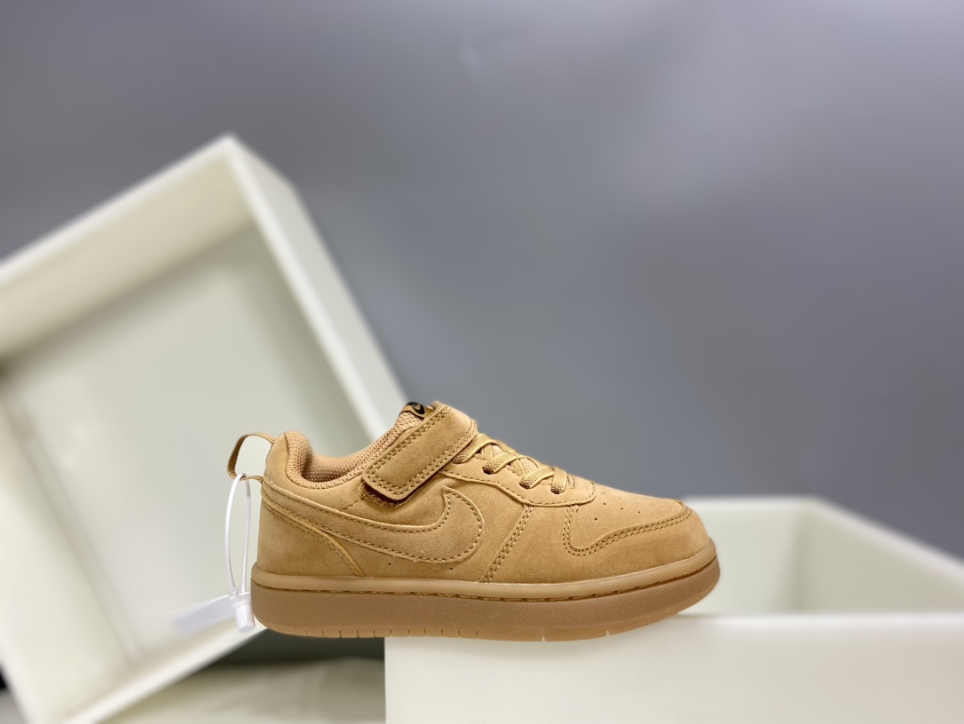 图片[6]-🈴集合图 Nk Court BoroughLow 2（PSV) 2024秋季男女童魔术扣小白鞋休闲运动鞋板鞋防滑儿童鞋 24-37-选品中心