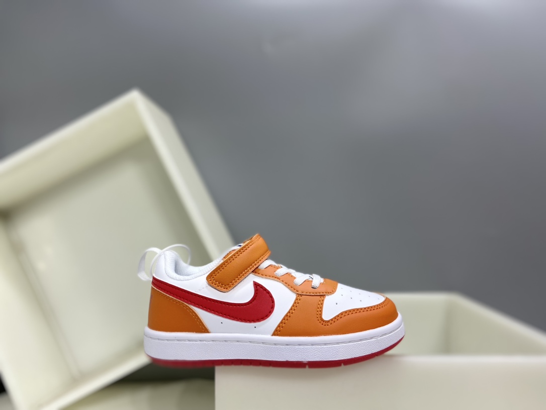 图片[4]-🈴集合图 Nk Court BoroughLow 2（PSV) 2024秋季男女童魔术扣小白鞋休闲运动鞋板鞋防滑儿童鞋 24-37-选品中心