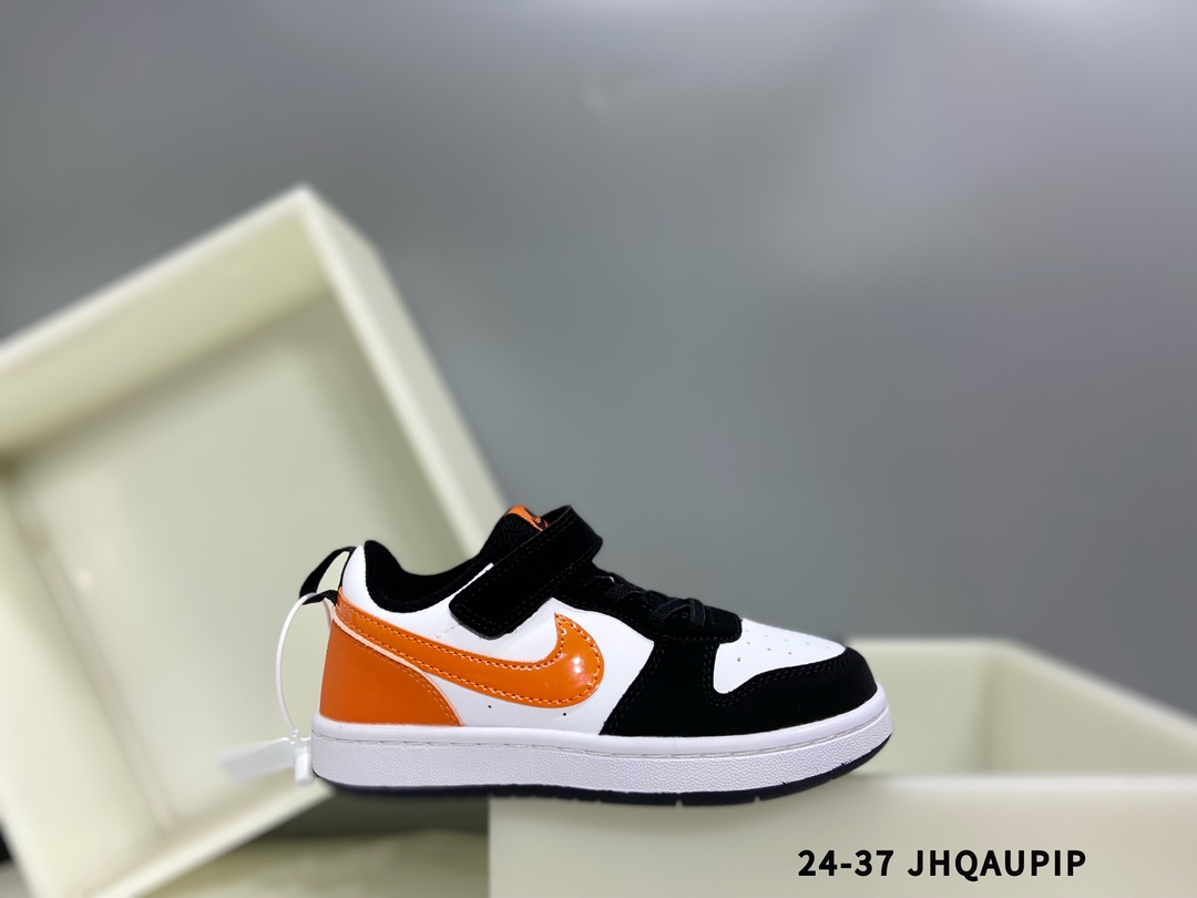 图片[5]-🈴集合图 Nk Court BoroughLow 2（PSV) 2024秋季男女童魔术扣小白鞋休闲运动鞋板鞋防滑儿童鞋 24-37-选品中心