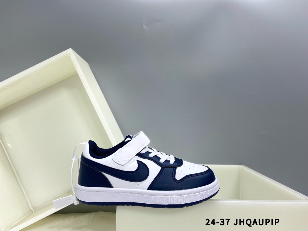图片[2]-🈴集合图 Nk Court BoroughLow 2（PSV) 2024秋季男女童魔术扣小白鞋休闲运动鞋板鞋防滑儿童鞋 24-37-选品中心