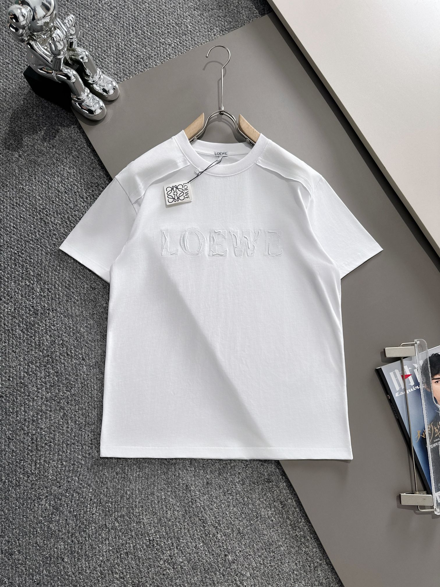 🅿️110 Loewe LOEWE 24ss primavera/verano nuevo modelo de alta versión con bordado de letras de mil puntadas, pequeño lo…