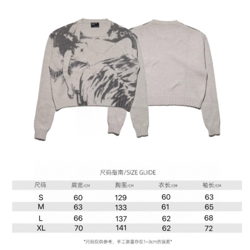 Enfants Riches Déprimés Cropped Graphic Print Sweater - Mika Color 1 Enfants Riches Déprimés Cropped Graphic Print Sweater - Mika Color
